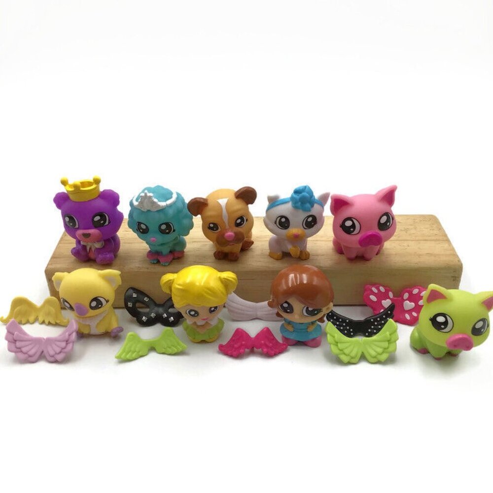 Tic Tac Toys XOXO Friends Figures 18 Pc. Lot Dolls People Animal Pets Wings